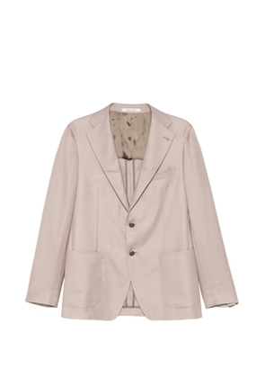 Tagliatore pocket single-breasted blazer - Neutrals