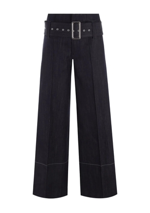10 CORSO COMO belted wide-leg trousers - Blue