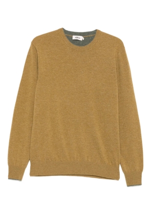 Altea elbow-patch crew-neck sweater - Yellow