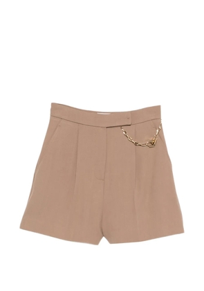 Elisabetta Franchi chain-detail shorts - Neutrals