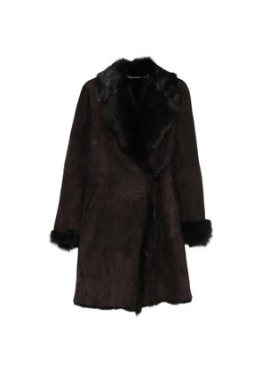 Nour Hammour Joni shearling coat - Brown