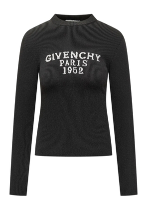 Givenchy ribbed logo-jacquard sweater - Black
