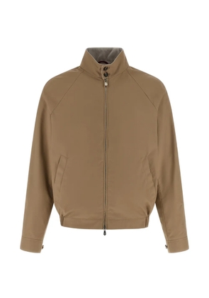 Brunello Cucinelli standing-collar jacket - Neutrals