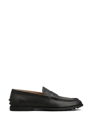 Tod's penny leather loafers - Black