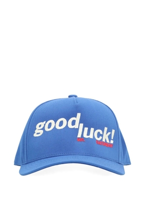 MR. SATURDAY embroidered baseball cap - Blue