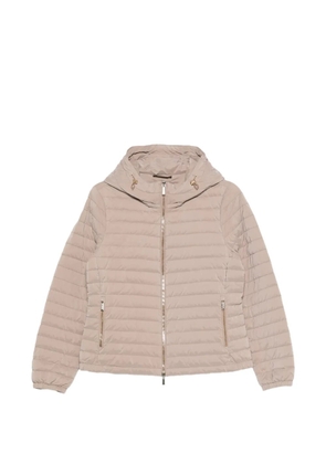 Moorer hooded padded jacket - Neutrals