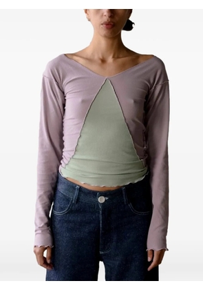 Baserange Phy long-sleeve T-shirt - Purple