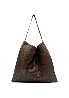 DRAGON DIFFUSION ARS woven tote bag - Brown
