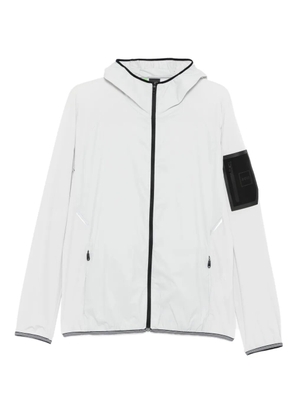 BOSS hooded zip-up jacket - Grey