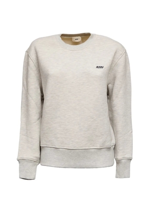 Autry logo embroidered crewneck sweatshirt - Neutrals