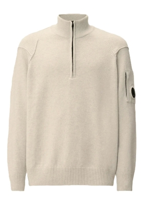 C.P. Company half-zip sweater - Neutrals