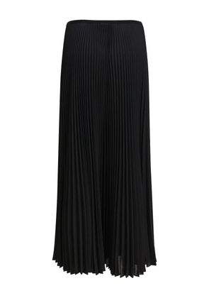 Semper pleated midi skirt - Black