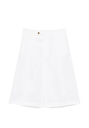 Berwich Linda buttoned shorts - White