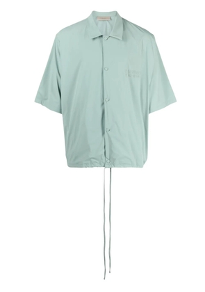 FEAR OF GOD ESSENTIALS rubberised-logo short-sleeve shirt - Green