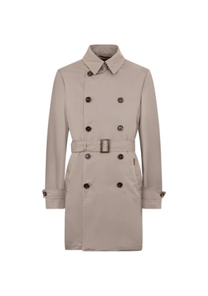 Moorer belted double-breasted trench coat - Neutrals