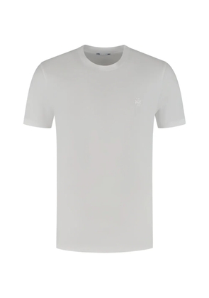 Jacob Cohën floral-embroidered T-shirt - White