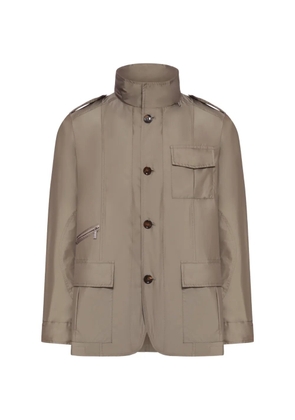 Moorer Porto-KM button pocket jacket - Neutrals