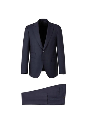 Scabal single-breasted wool suit - Blue