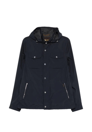 Moorer hooded pocket jacket - Blue