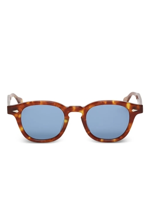 JULIUS TART OPTICAL tortoiseshell round-frame sunglasses - Brown