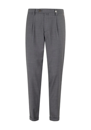 Myths pleated wool-blend trousers - Grey