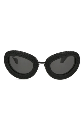 Off-White Eyewear oval-frame sunglasses - Black