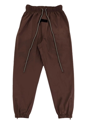 FEAR OF GOD ESSENTIALS patch detail jogger trousers - Brown
