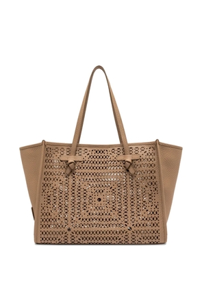 GIANNI CHIARINI Marcella knot tote bag - Neutrals