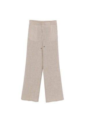 Berwich Patrizia drawstring palazzo pants - Neutrals