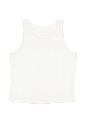 Baziszt round-neck tank top - White