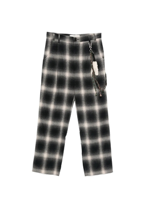 Song For The Mute pattern trousers - Black