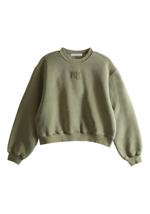 Alexander Wang embossed sweatshirt - Green
