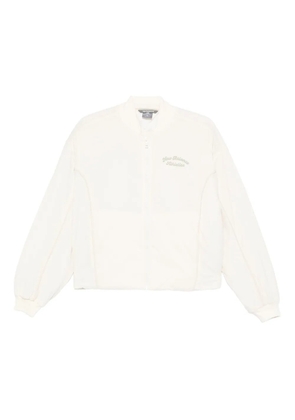 New Balance embroidered zip-up jacket - White