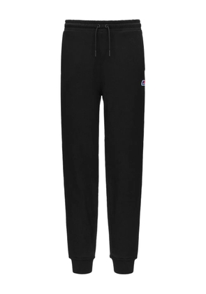 K-Way Ines logo-patch track pants - Black