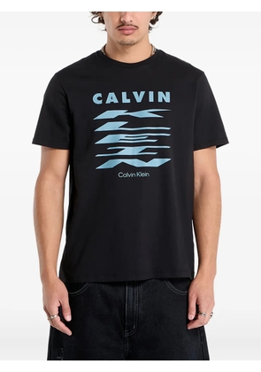Calvin Klein logo-print T-shirt - Black