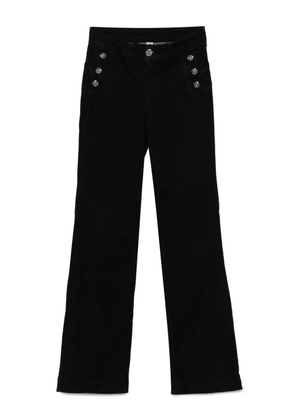 LIU JO button-detailed jeans - Black