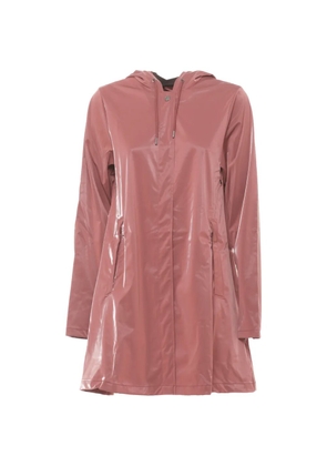 Rains A-line hooded coat - Pink