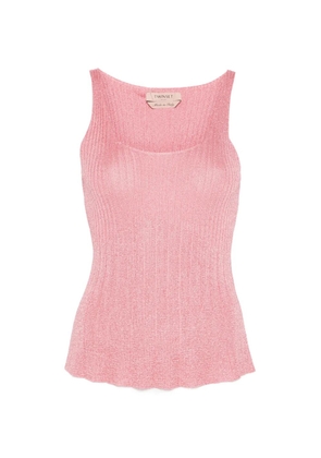 TWINSET ribbed top - Pink