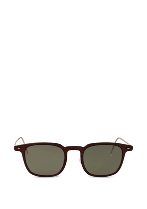 Lindberg rectangle-frame sunglasses - Brown