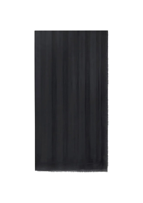 Elisabetta Franchi frayed scarf - Black