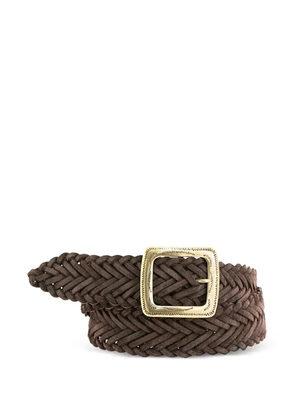Kate Cate braided leather belt - Brown