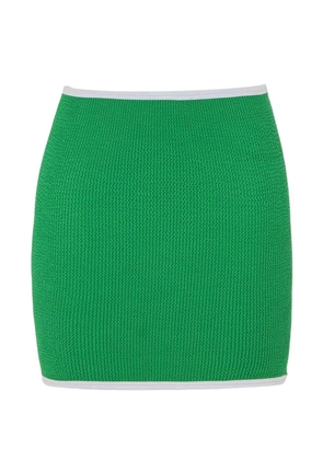 Hunza G Devyn crinkle skirt - Green