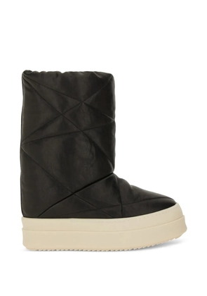 Rick Owens quilted platform boots - Black