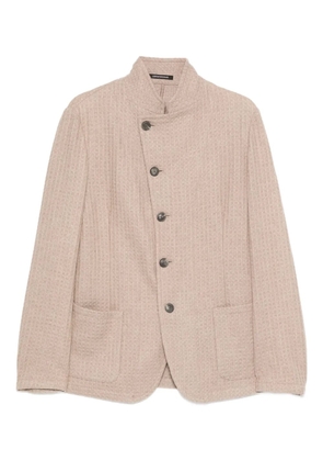 Emporio Armani button-fatening jacket - Neutrals