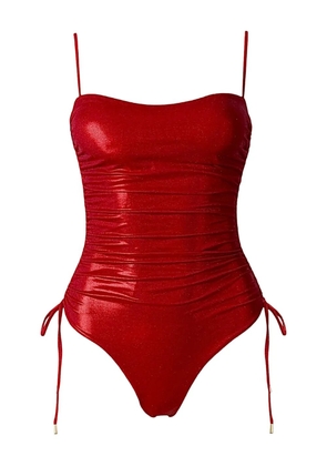 SOFIA ERHAN Lyra drwastrings swimsuit - Red