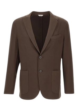 Boglioli narrow-lapel wool blazer - Brown