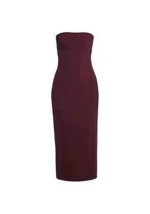 AXEL 113 Margot strapless midi dress - Red