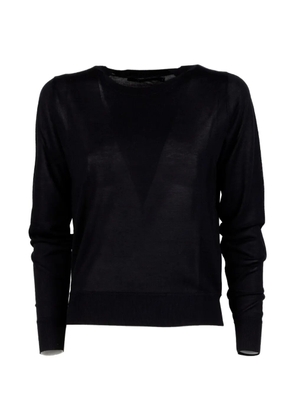 Seventy black long-sleeve T-shirt