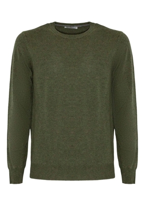 Kangra ribbed-trim crew-neck sweater - Green