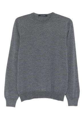 Tagliatore crew-neck virgin-wool sweater - Grey